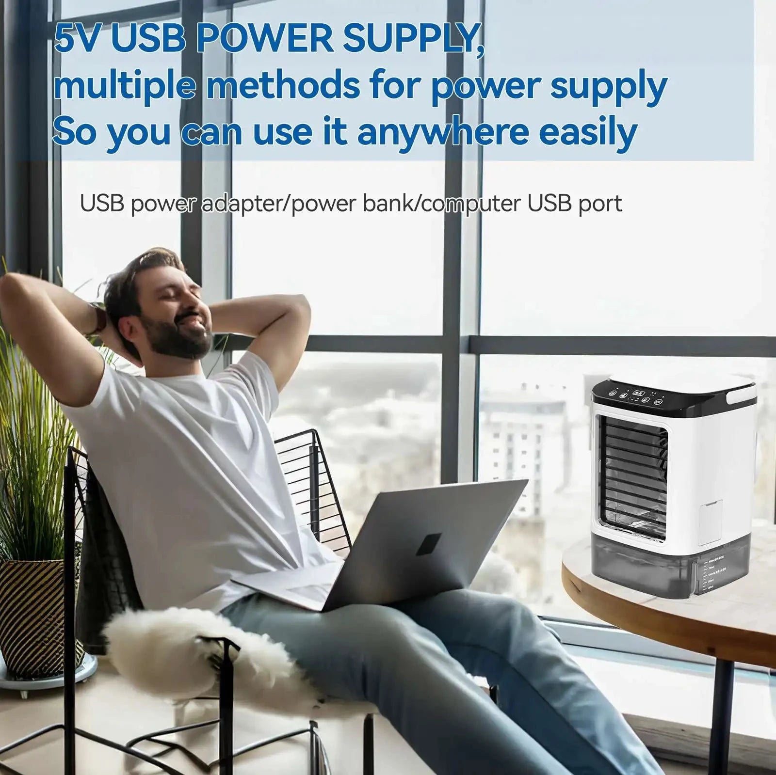 Ultra-Quiet Personal Evaporative Air Cooler